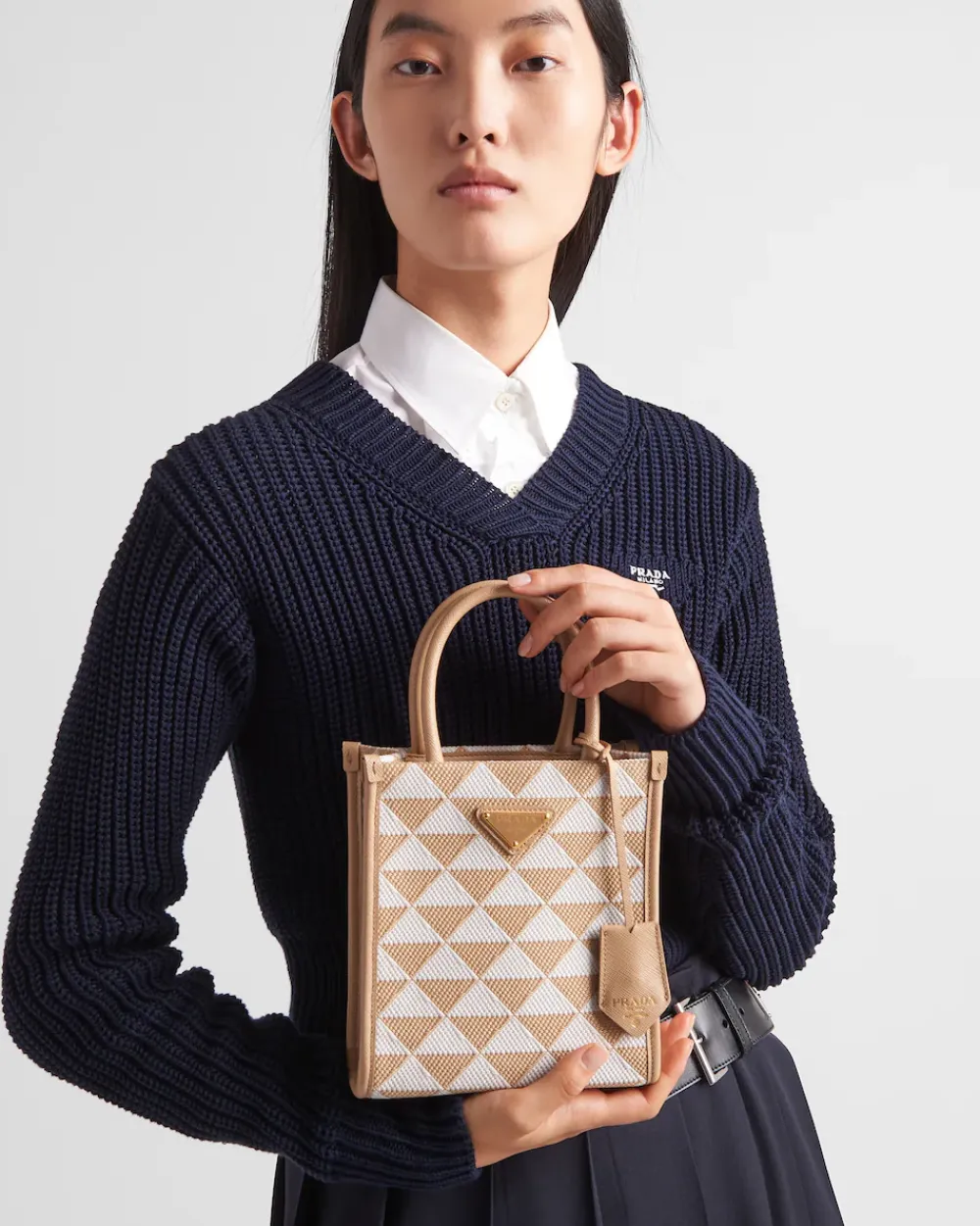 Mujer Prada MINIBOLSOS|MINIBOLSOS^Minibolso Symbole De Tela Bordada