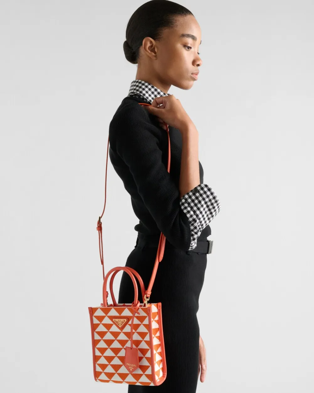 Mujer Prada MINIBOLSOS|MINIBOLSOS^Minibolso Symbole De Tela Bordada