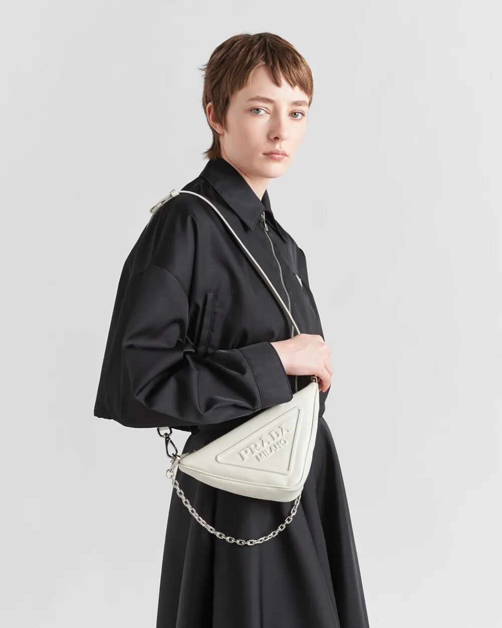 Mujer Prada MINIBOLSOS|MINIBOLSOS^Minibolso Triangle De Piel