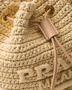 Mujer Prada PRADA SUMMER BAGS|BOLSOS DE HOMBRO^Minibolso Saco De Croché Y Piel