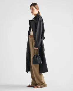 Mujer Prada PRADA SUMMER BAGS|BOLSOS DE HOMBRO^Minibolso Saco De Croché Y Piel