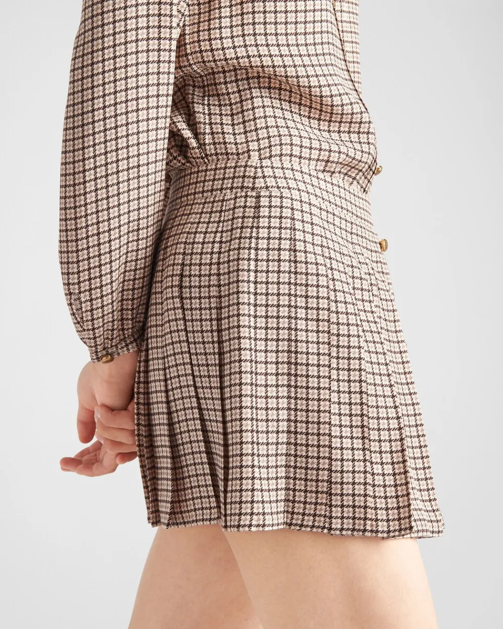 Mujer Prada FALDAS^Minifalda De Crepé De China Estampada