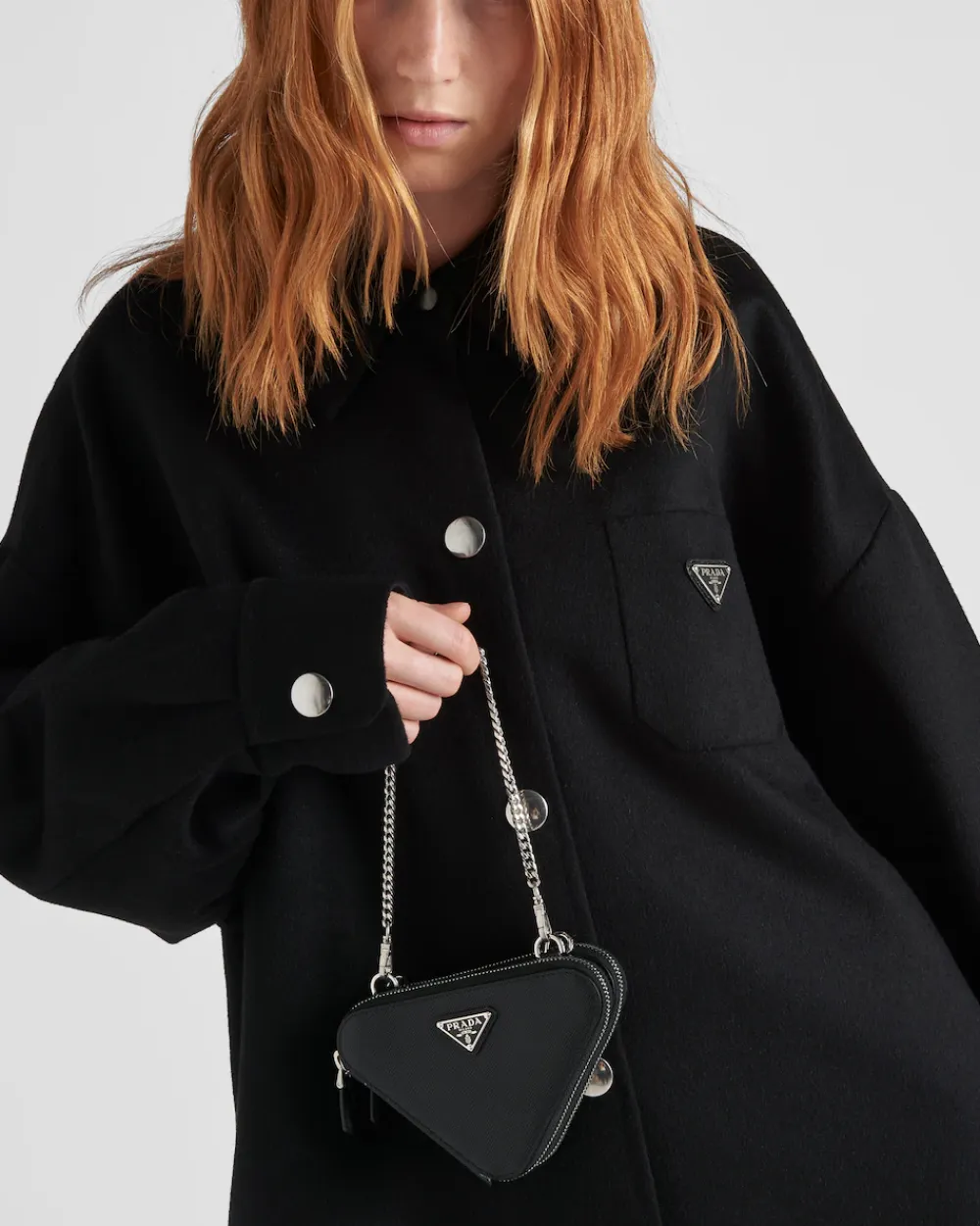 Mujer Prada MINIBOLSOS|MINIBOLSOS^Minipouch De Piel Saffiano