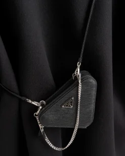Mujer Prada MINIBOLSOS|MINIBOLSOS^Minipouch De Piel Saffiano
