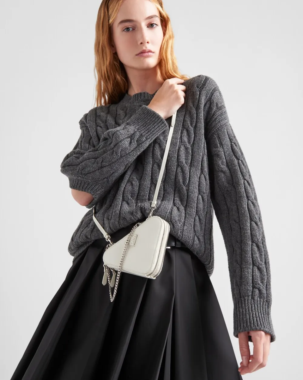 Mujer Prada MINIBOLSOS|MINIBOLSOS^Minipouch De Piel Saffiano
