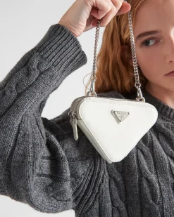 Mujer Prada MINIBOLSOS|MINIBOLSOS^Minipouch De Piel Saffiano