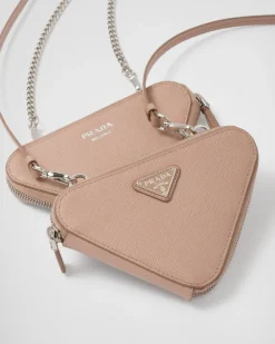 Mujer Prada MINIBOLSOS|MINIBOLSOS^Minipouch De Piel Saffiano