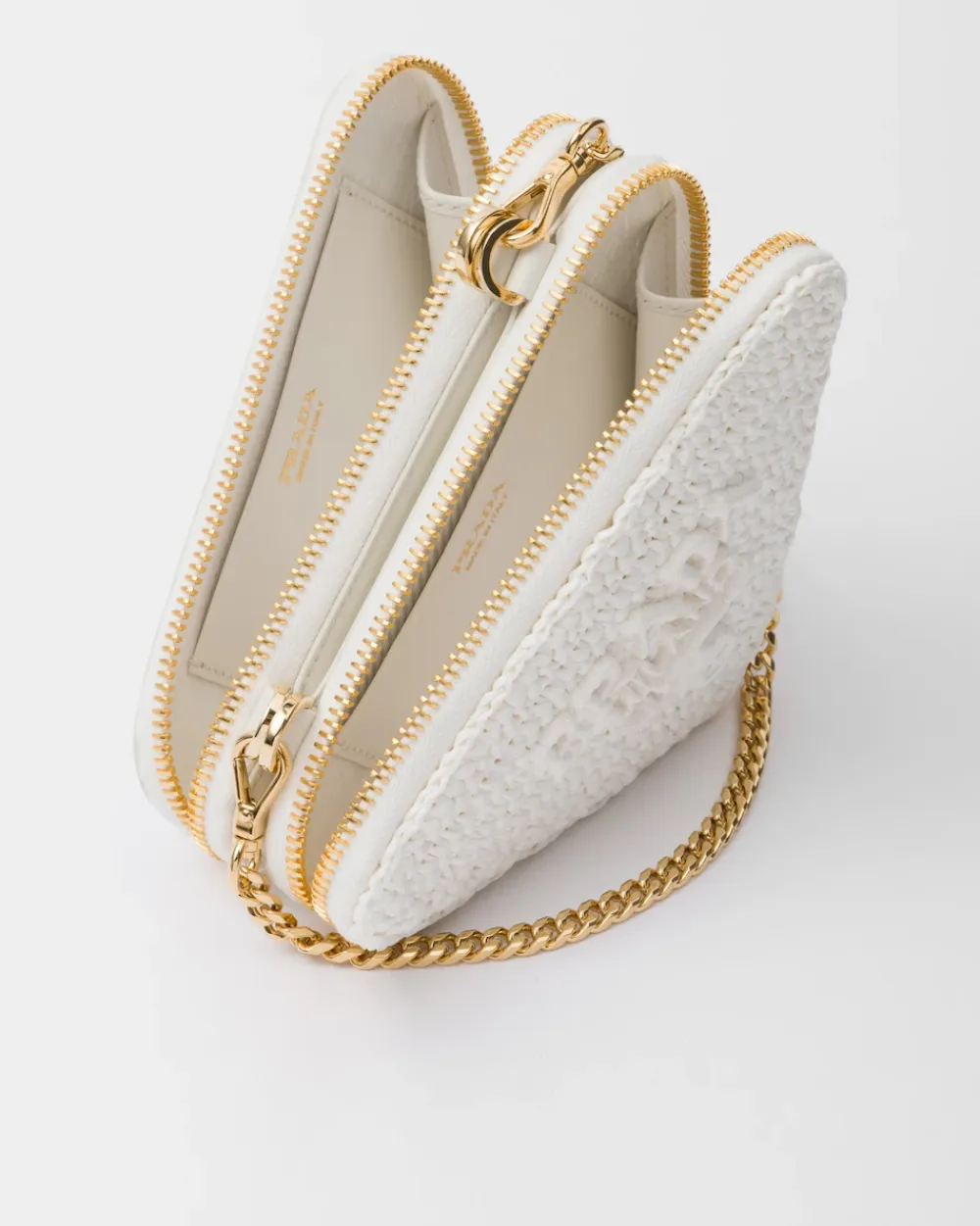 Mujer Prada PRADA SUMMER BAGS|MINIBOLSOS^Minipouch De Tejido Trenzado