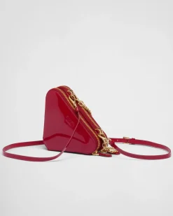 Mujer Prada MINIBOLSOS|MINIBOLSOS^Minipouch Triangular De Charol