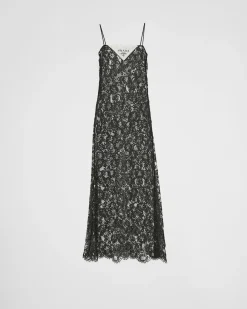 Mujer Prada VESTIDOS^Minivestido De Encaje Bordado