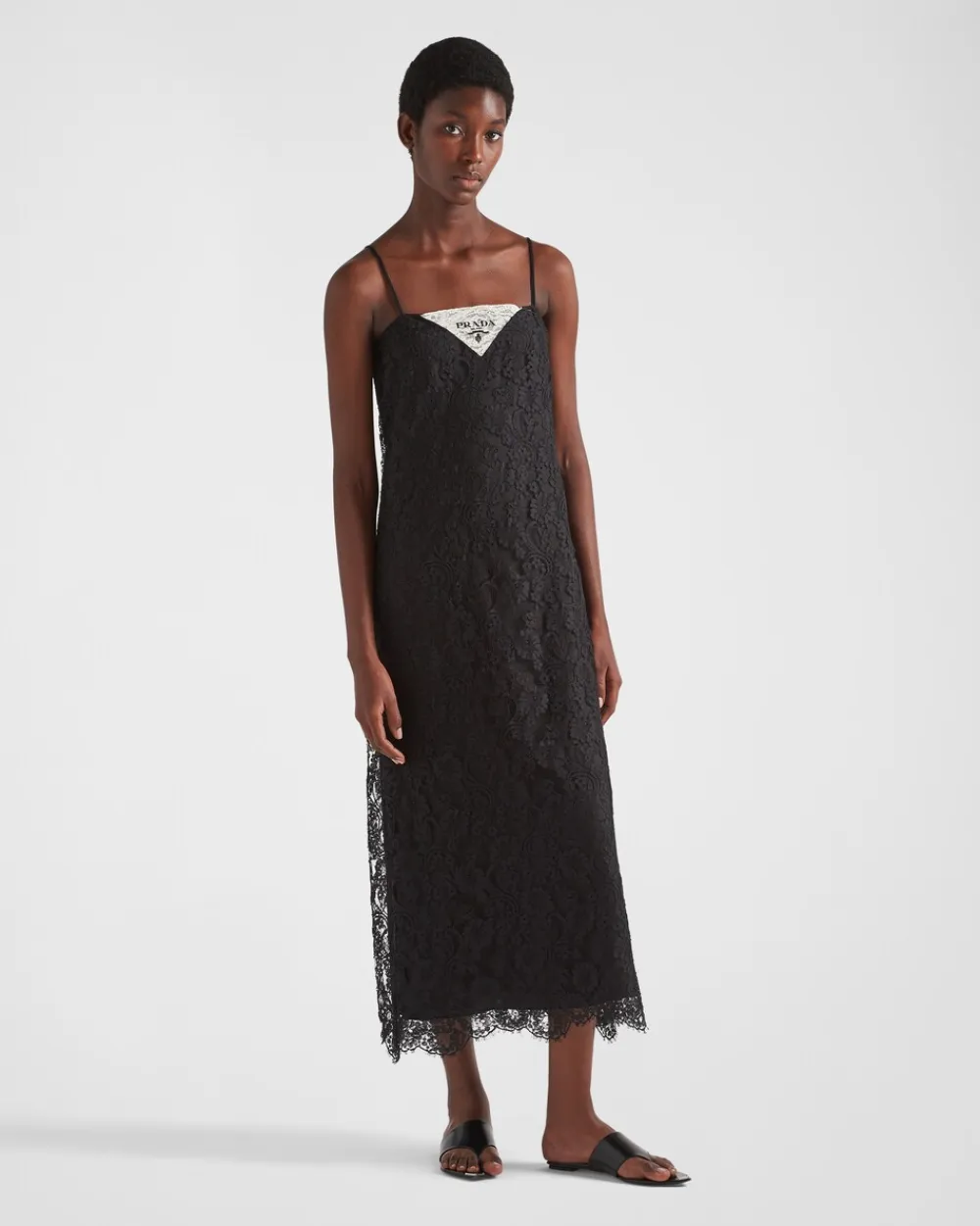 Mujer Prada VESTIDOS^Minivestido De Encaje Bordado