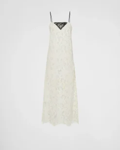 Mujer Prada VESTIDOS^Minivestido De Encaje Bordado