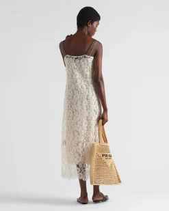 Mujer Prada VESTIDOS^Minivestido De Encaje Bordado