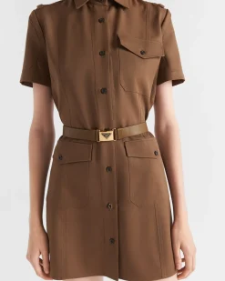 Mujer Prada VESTIDOS^Minivestido De Gabardina