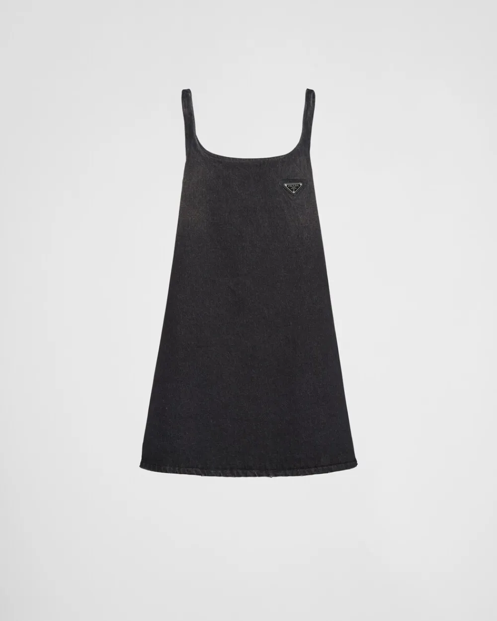 Mujer Prada TEJIDO VAQUERO^Minivestido De Tejido Vaquero