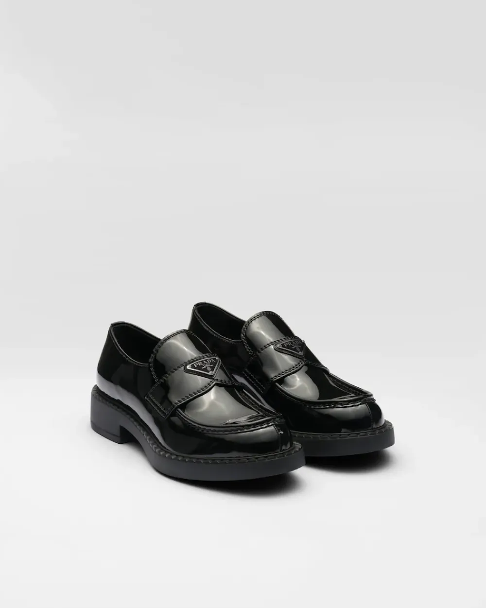 Hombre Prada MOCASINES^Mocasines Chocolate De Charol