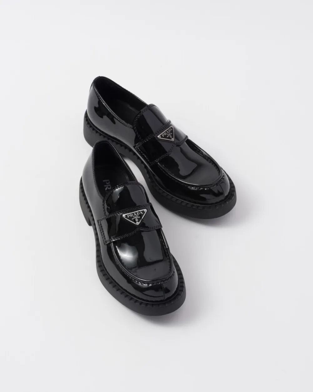 Hombre Prada MOCASINES^Mocasines Chocolate De Charol