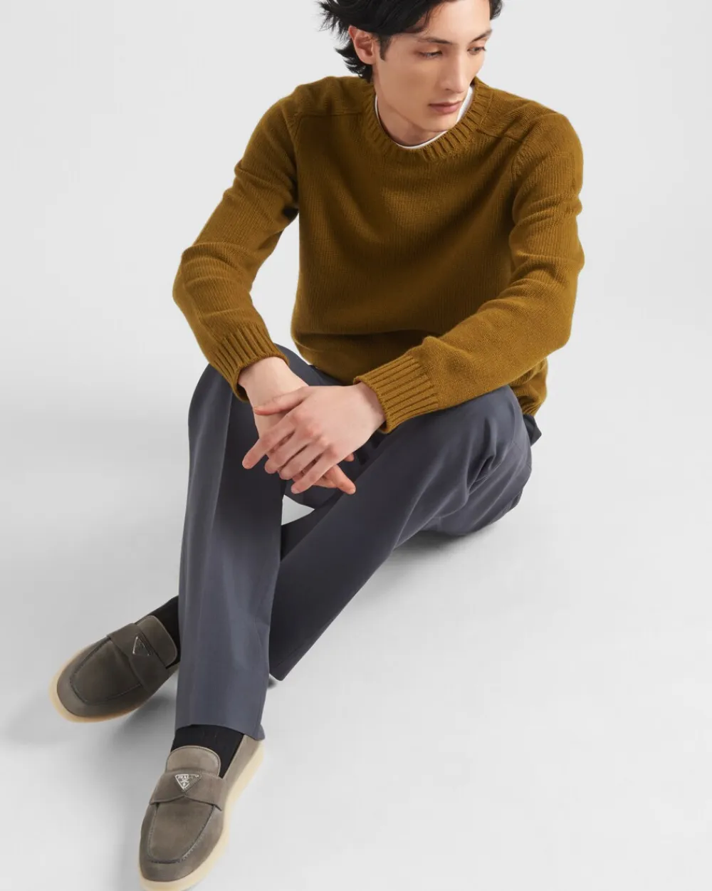 Hombre Prada MOCASINES^Mocasines De Ante