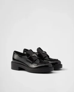 Mujer Prada MOCASINES^Mocasines De Charol Chocolate