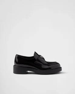 Mujer Prada MOCASINES^Mocasines De Charol Chocolate