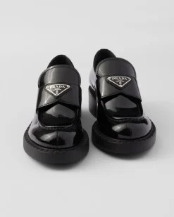 Mujer Prada MOCASINES^Mocasines De Charol Chocolate