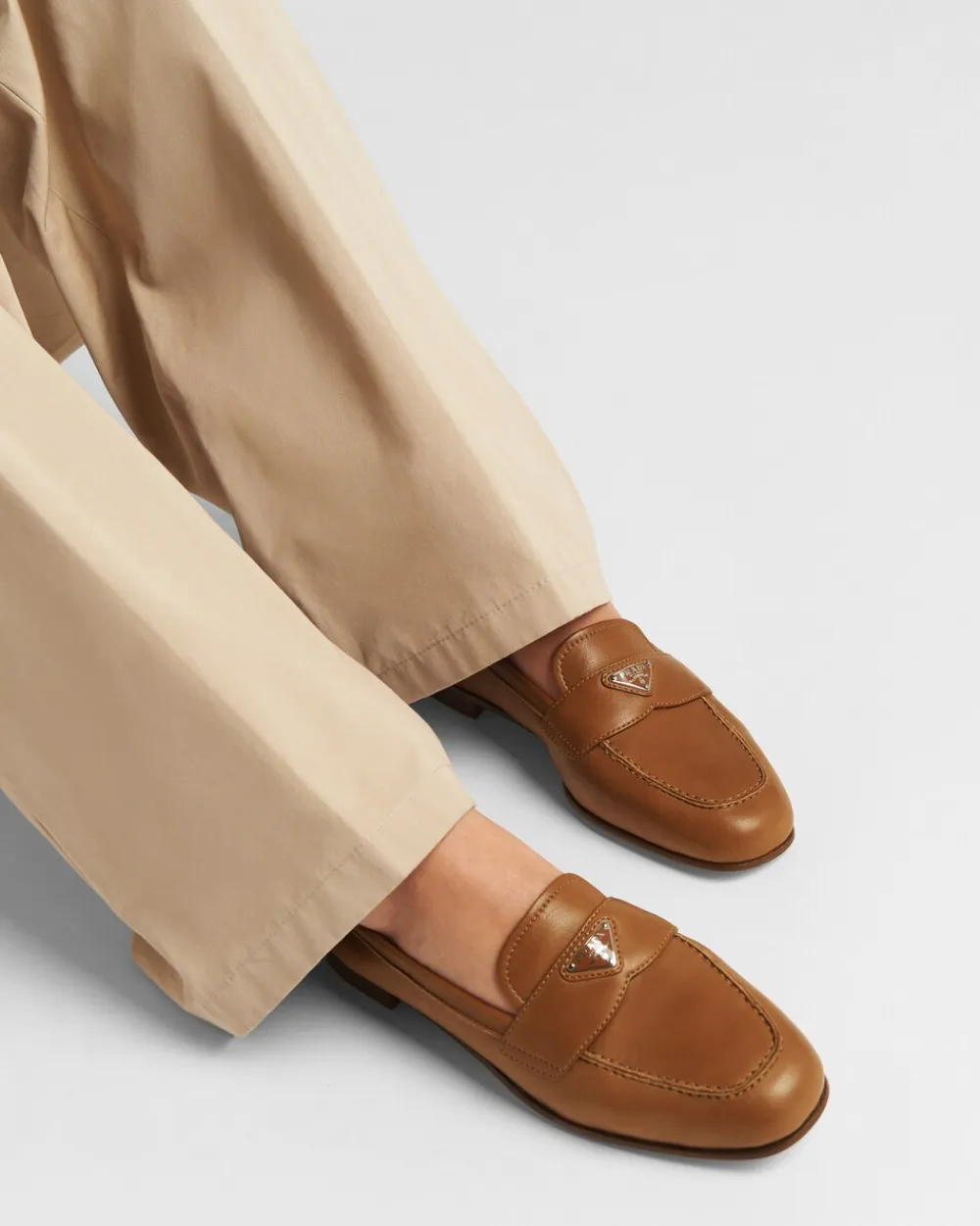 Mujer Prada MOCASINES^Mocasines De Napa