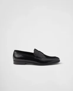 Hombre Prada MOCASINES^Mocasines De Piel Cepillada