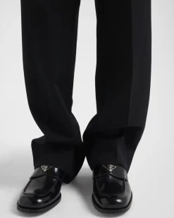 Hombre Prada MOCASINES^Mocasines De Piel Cepillada