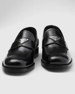 Hombre Prada MOCASINES^Mocasines De Piel Cepillada