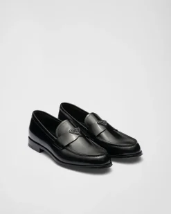 Hombre Prada MOCASINES^Mocasines De Piel Cepillada