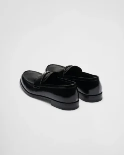 Hombre Prada MOCASINES^Mocasines De Piel Cepillada