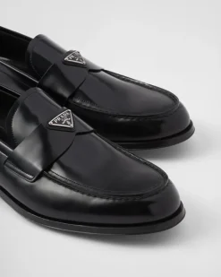 Hombre Prada MOCASINES^Mocasines De Piel Cepillada