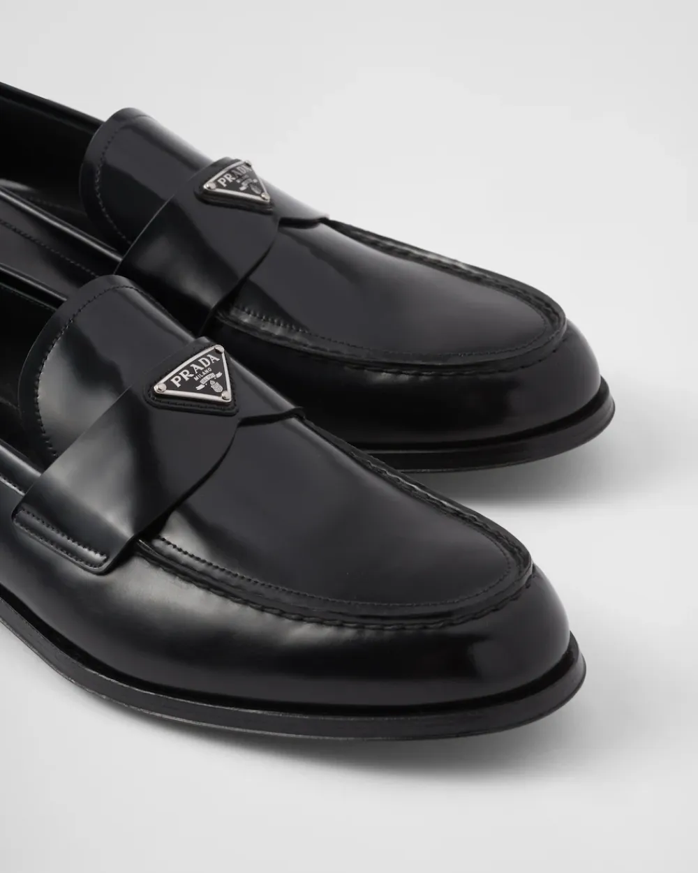 Hombre Prada MOCASINES^Mocasines De Piel Cepillada