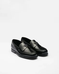 Hombre Prada MOCASINES^Mocasines De Piel Cepillada