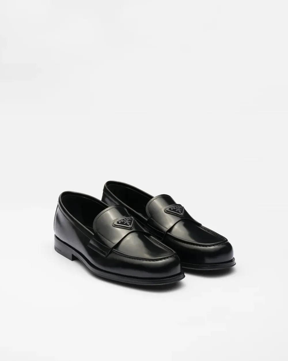 Hombre Prada MOCASINES^Mocasines De Piel Cepillada
