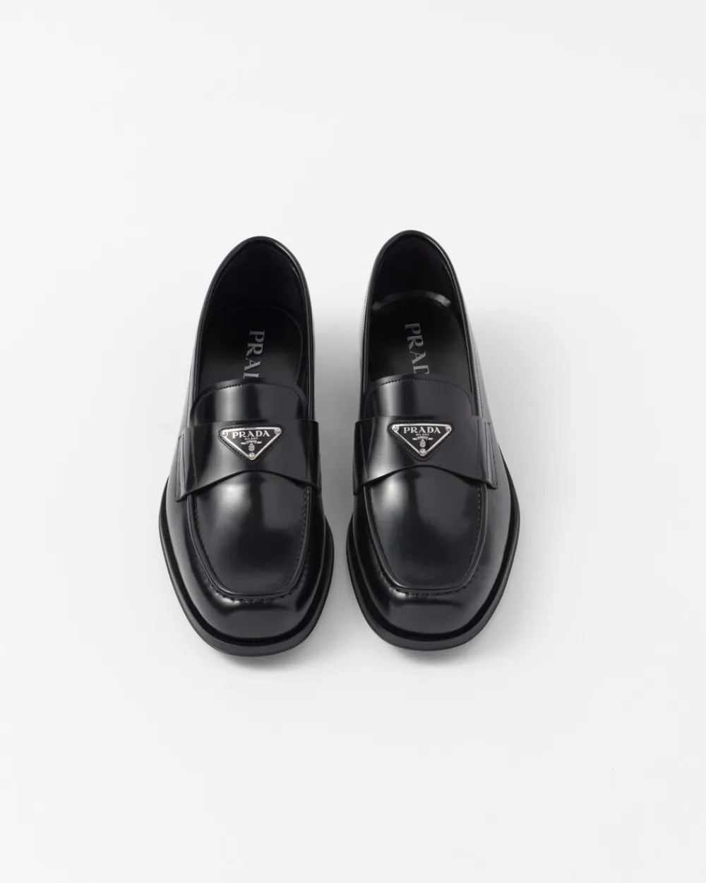 Hombre Prada MOCASINES^Mocasines De Piel Cepillada