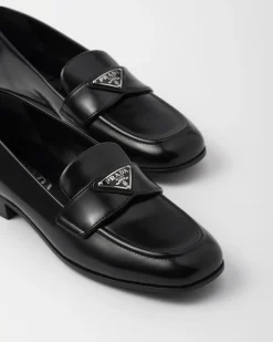 Mujer Prada MOCASINES^Mocasines De Piel Cepillada