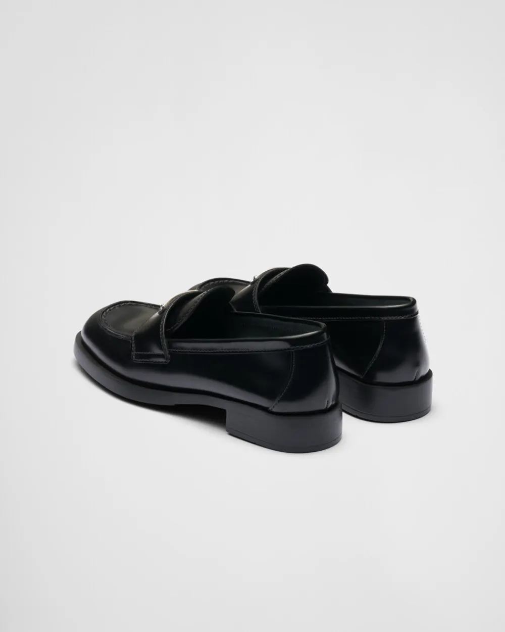Mujer Prada MOCASINES^Mocasines De Piel Cepillada Sin Forro