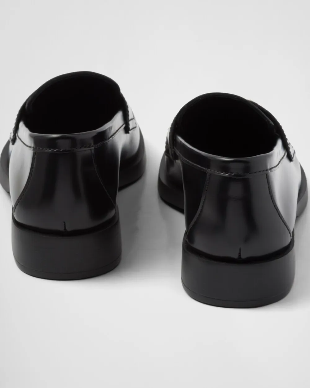 Mujer Prada MOCASINES^Mocasines De Piel Cepillada Sin Forro