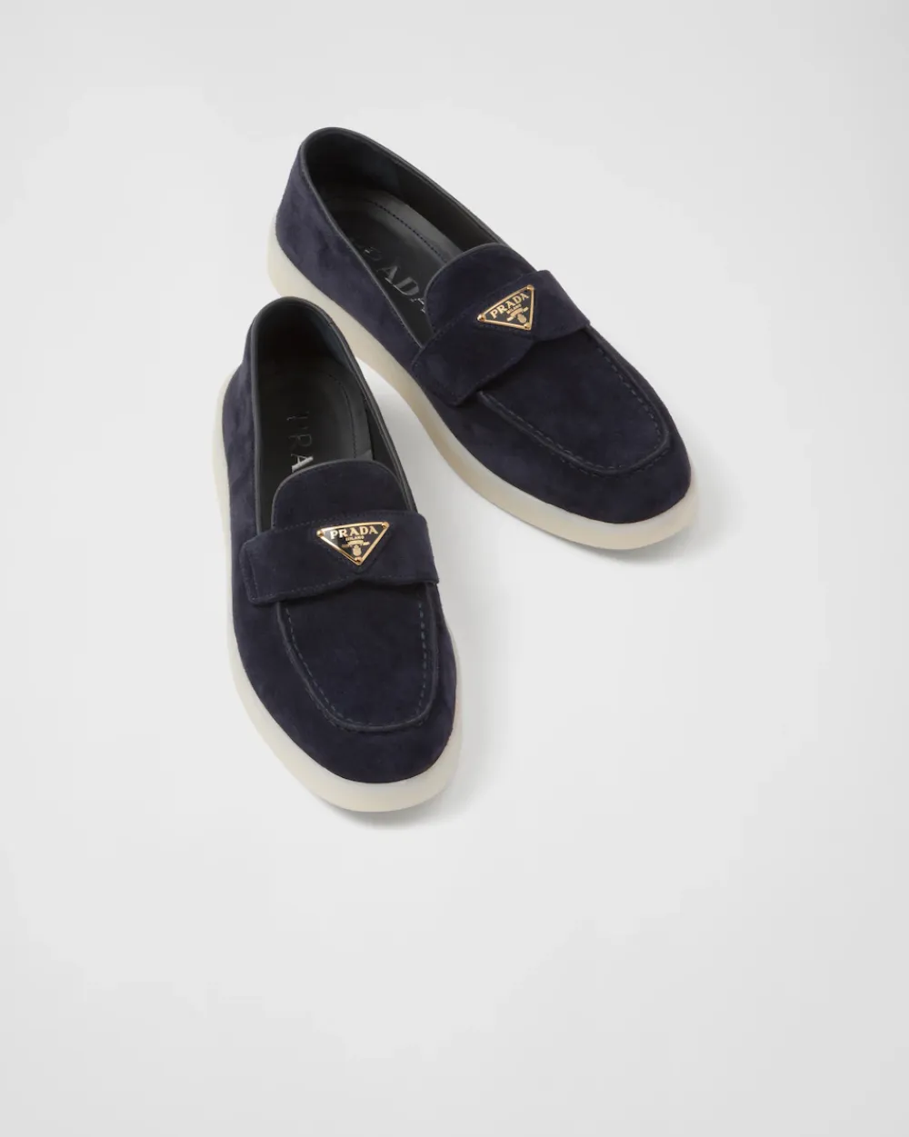 Mujer Prada MOCASINES^Mocasines De Piel De Ante