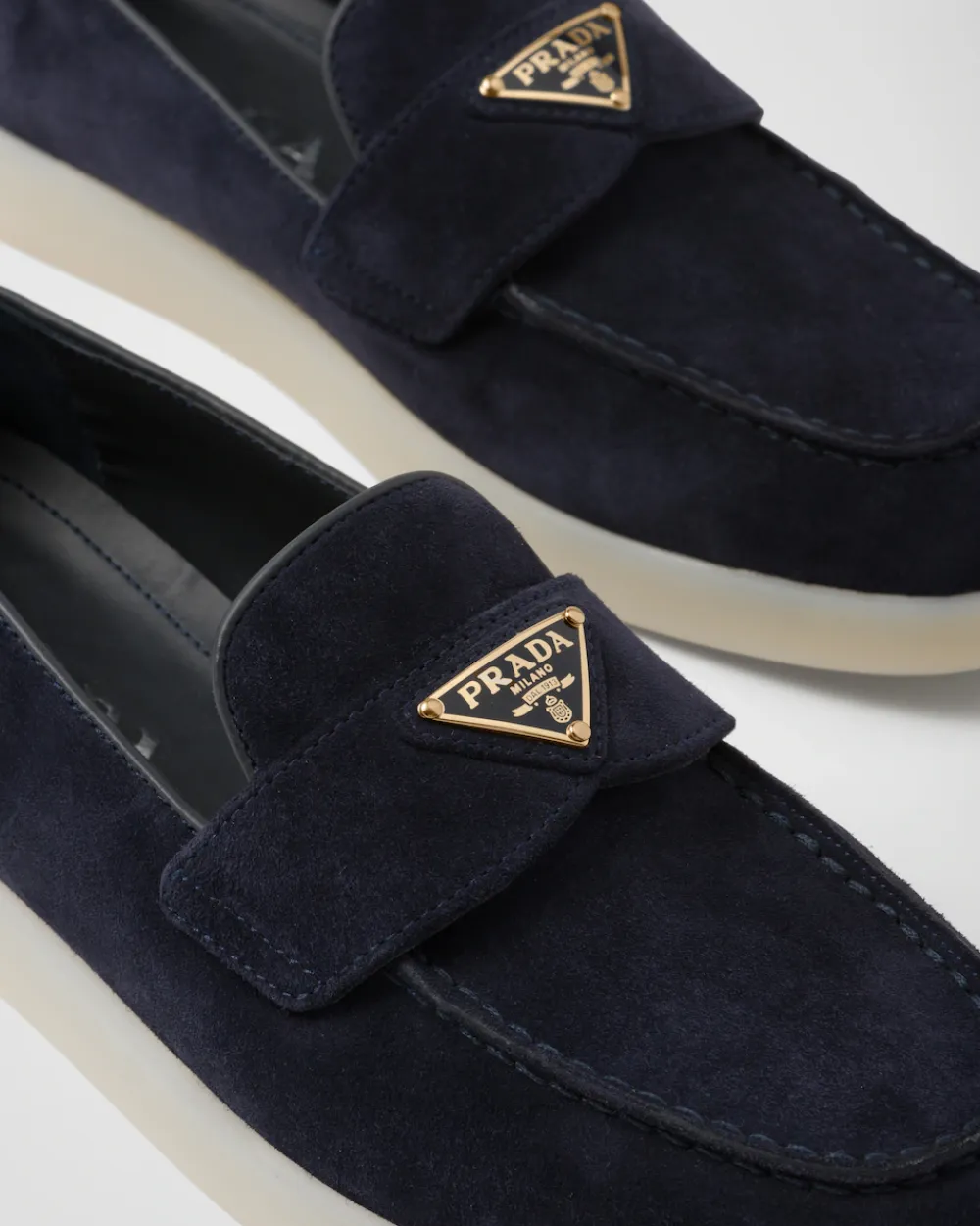 Mujer Prada MOCASINES^Mocasines De Piel De Ante