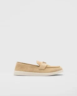 Mujer Prada MOCASINES^Mocasines De Piel De Ante