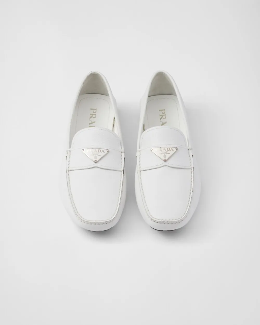Hombre Prada MOCASINES^Mocasines De Piel Saffiano