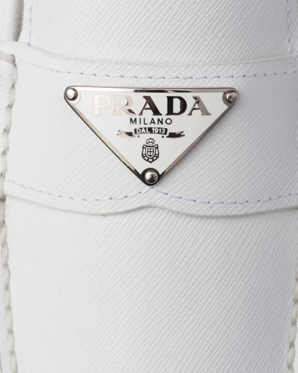 Hombre Prada MOCASINES^Mocasines De Piel Saffiano
