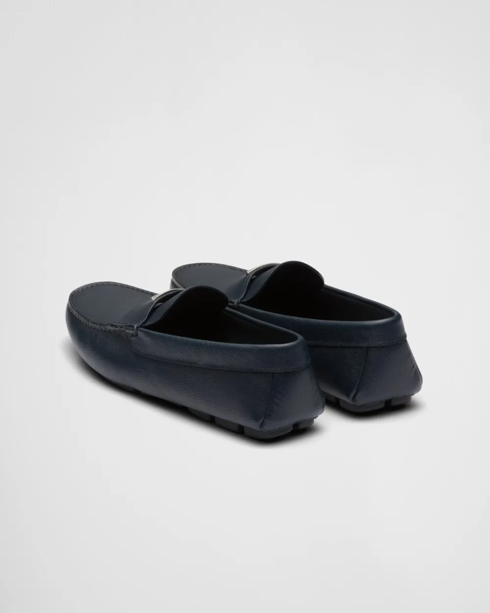 Hombre Prada DRIVE^Mocasines De Piel Saffiano