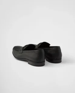 Hombre Prada MOCASINES^Mocasines De Piel Saffiano