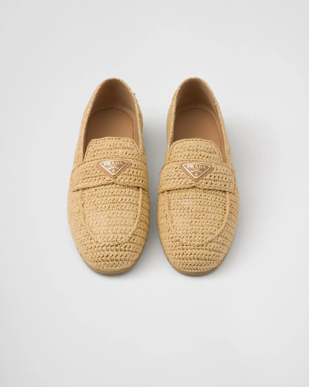 Mujer Prada MOCASINES^Mocasines De Tejido Trenzado