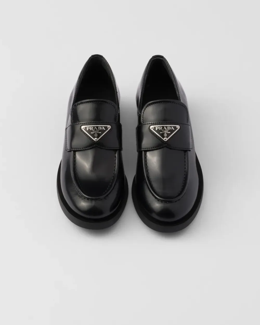 Mujer Prada MOCASINES^Mocasines En Piel Cepillada