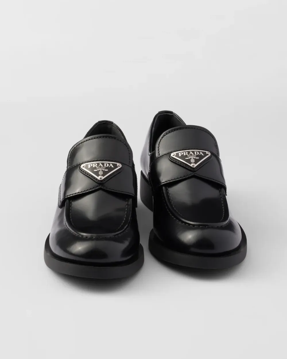 Mujer Prada MOCASINES^Mocasines En Piel Cepillada