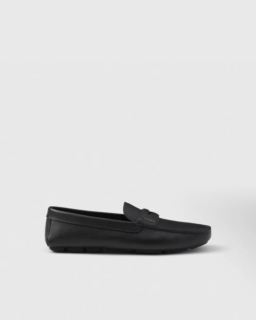Hombre Prada DRIVE^Mocasines En Piel Saffiano